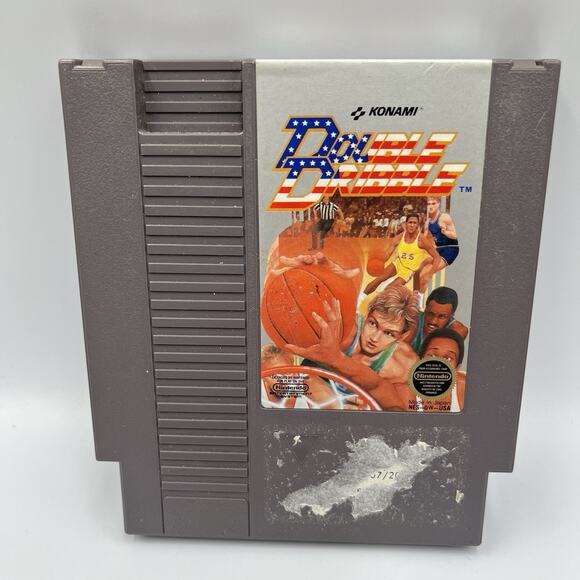 Double Dribble Original Nintendo Nes Game Tested + Working & Authentic! - Picture 1 of 4